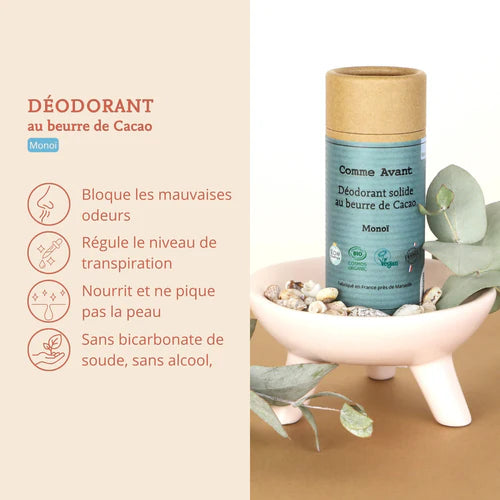 Déodorant solide - Monoi 60g