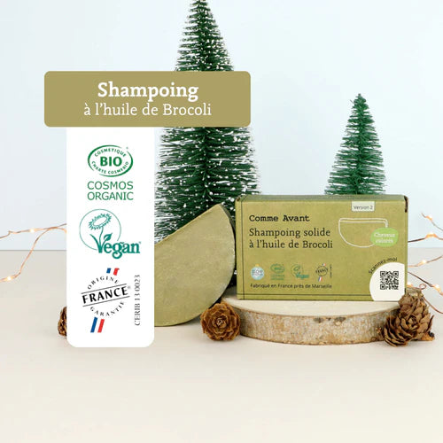 Shampoing solide à l’huile de Brocoli – Cheveux bouclés – 70g