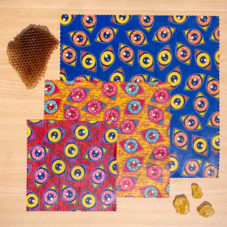 Bee wraps pack x3 (petit/moyen/grand)