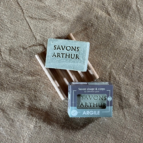 Savon & Shampoing – Huile d’Olive BIO & Argile Verte – Pain 100 g