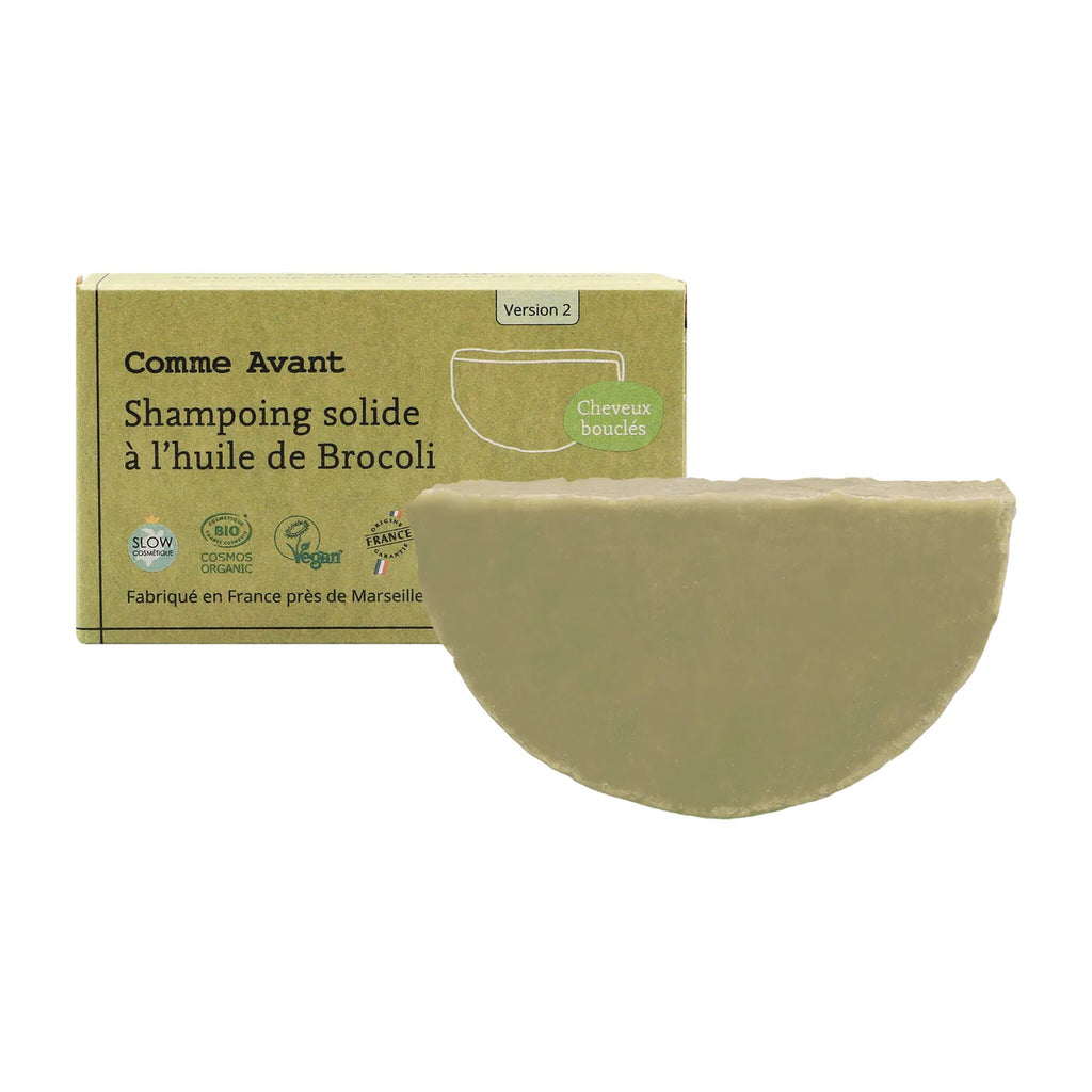 Shampoing solide à l’huile de Brocoli – Cheveux bouclés – 70g