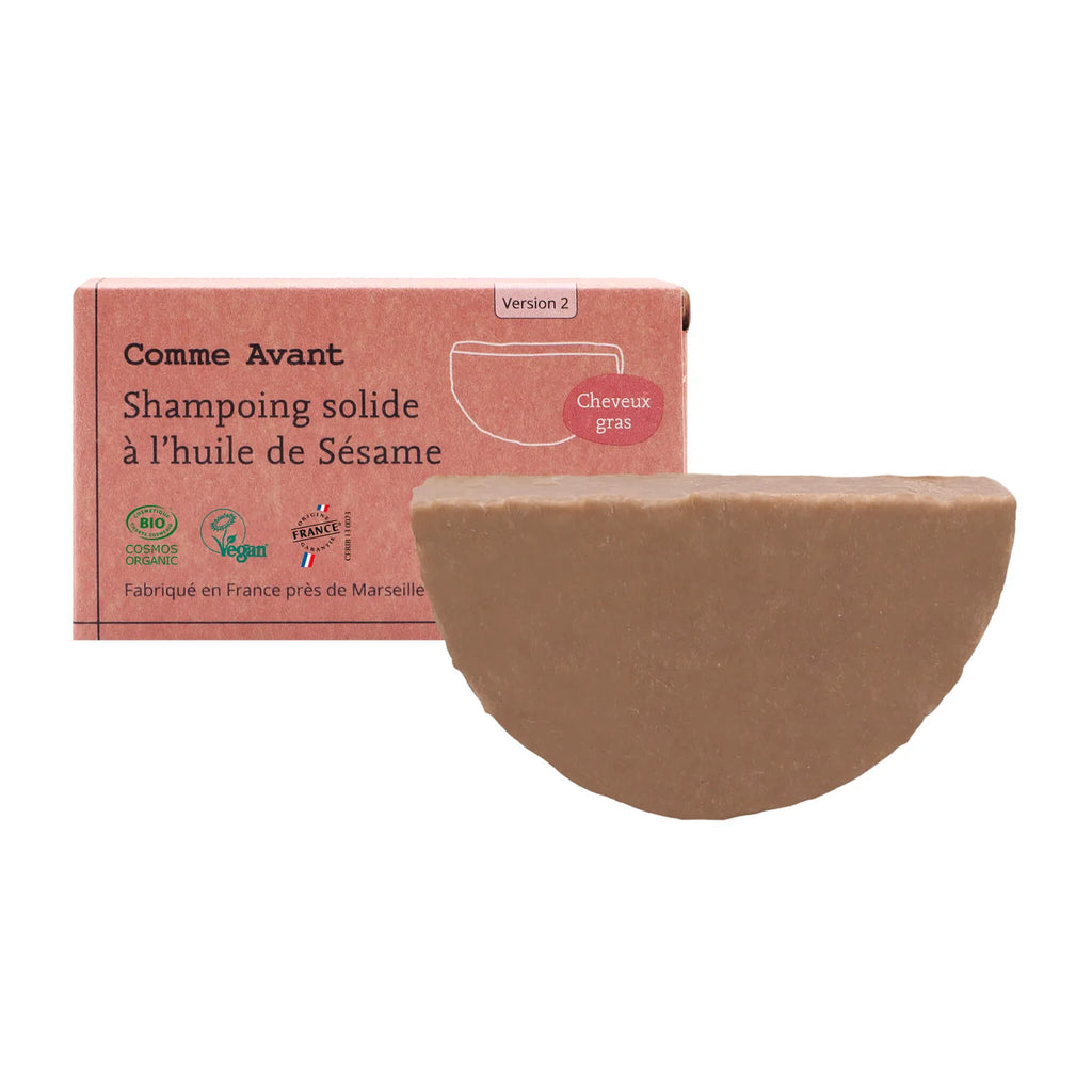 Shampoing Solide à l’Huile de Sésame – Cheveux gras – 70g